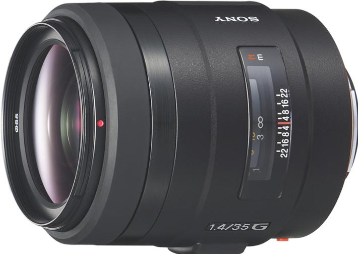 Actual product image Sony 35mm f/1.4 G, Full Frame A-Mount (Sony A, full size)
