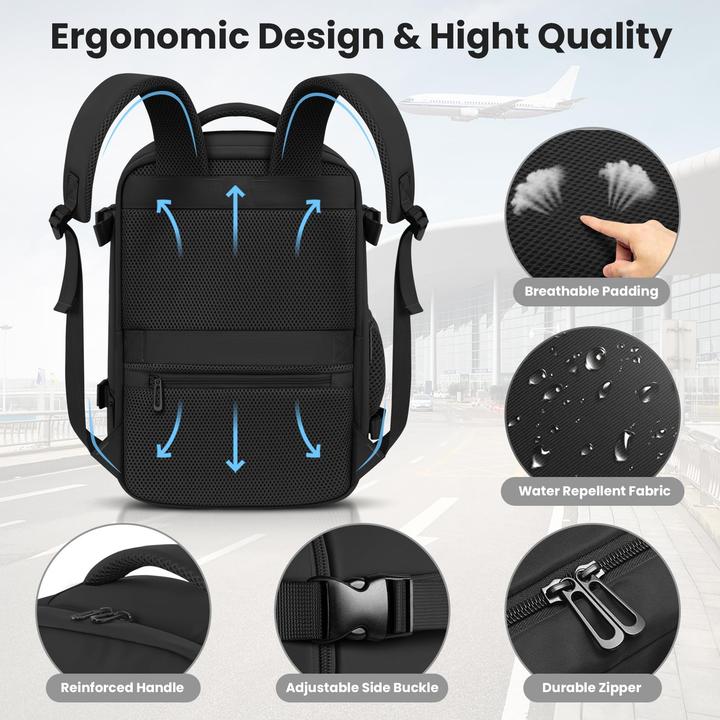 Produktbild Only-Bags.Store Handgepäck Flugzeug Reiserucksack, Handgepäck Rucksack