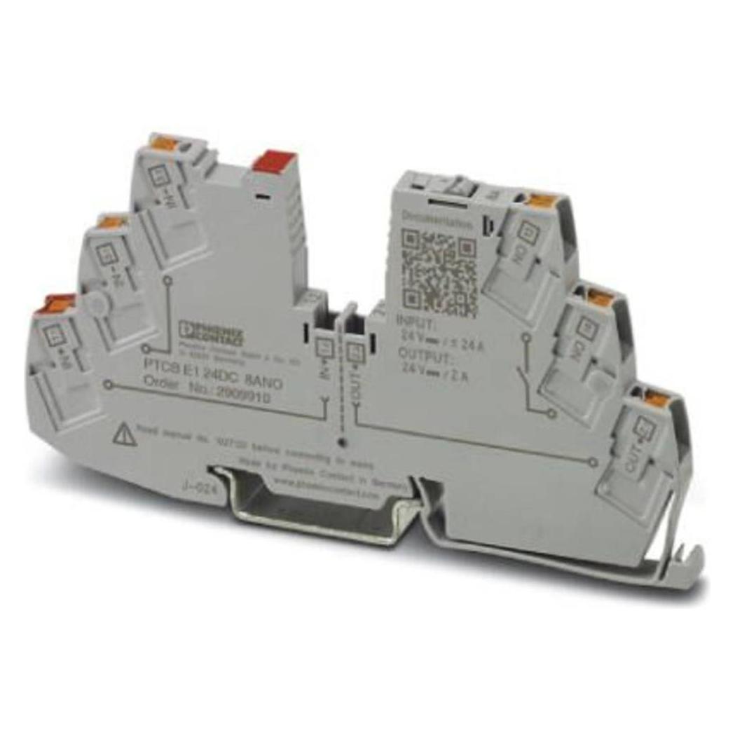 Phoenix Contact Grigio Interruttore Differenziale, Ptcb E1 24Dc/8A No Interruttore Automatico 1 Contatto No 1 Pz.