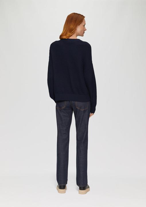 Produktbild S.Oliver Strickpullover Oversized Strickpullover mit Strukturdetails (34)
