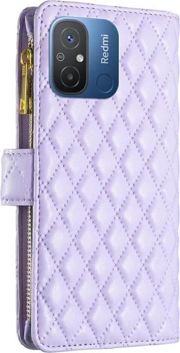 Produktbild Binfen Color Xiaomi Redmi 12C - BINFEN Brieftaschen Hülle violett (Xiaomi Redmi 12C)