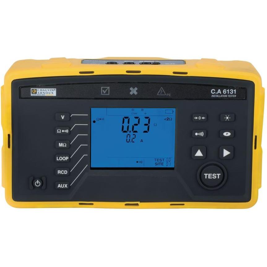 Chauvin, Detektor, Arnoux C.A 6131 Installatietester VDE-norm 0100