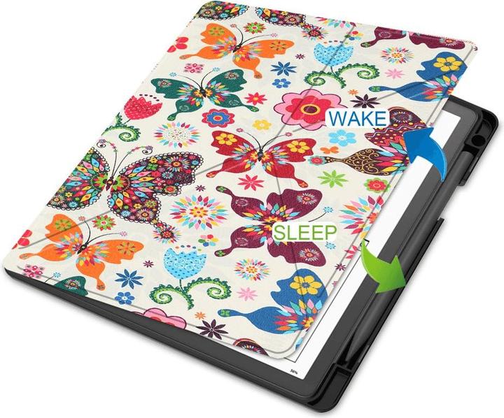 Produktbild Cover-Discount Kindle Scribe - Schutzhülle Etui Schmetterlinge