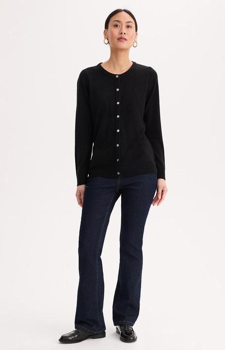 Produktbild Anne Weyburn Angenehm weiche Strickjacke mit Rundhalsausschnitt (L)