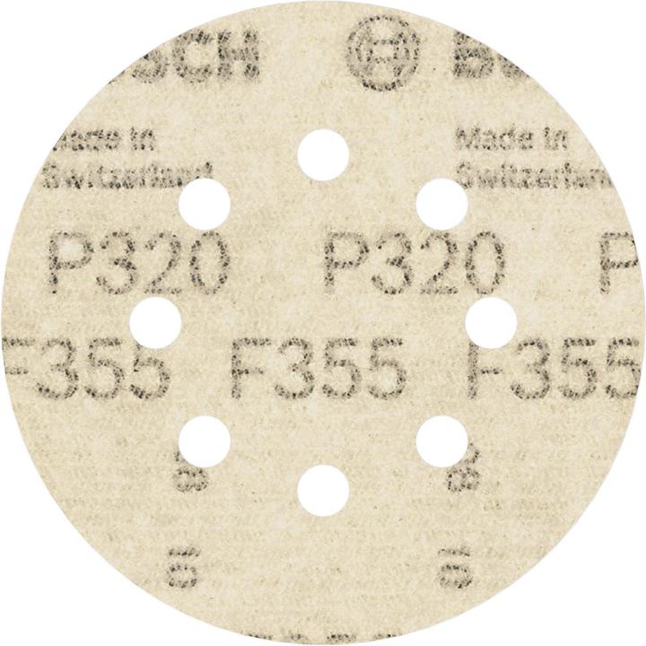 Produktbild Bosch Professional Zubehör PRO F355 Schleifblatt, 125 mm, G320 (320)