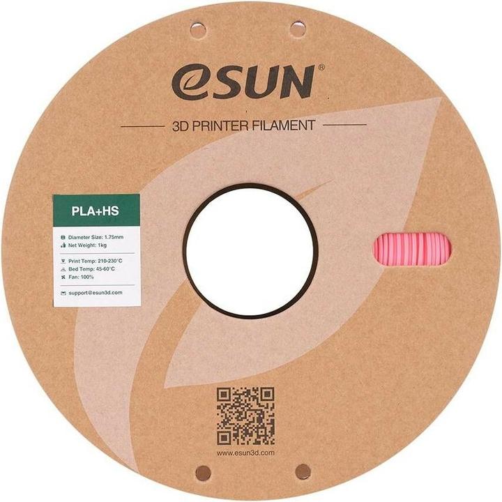 Image du produit eSUN EPLA+HS 1,75mm PINK 1kg (PLA+ LECTURE, 1.75 mm, 1000 g)