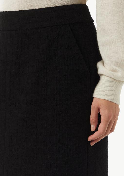 Immagine prodotto Comma Rock Midi-Rock aus Bouclé mit Eingrifftaschen (42)