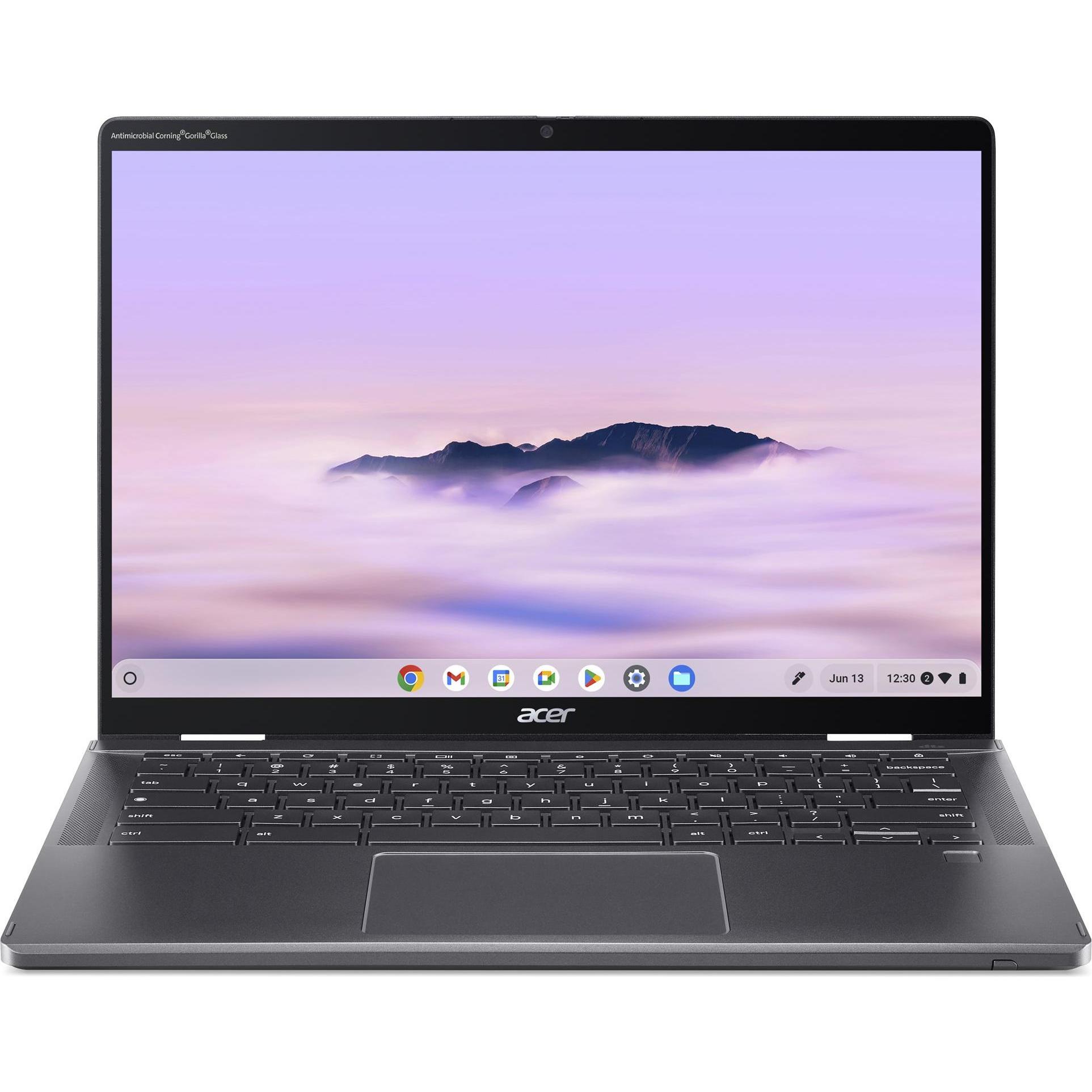 Acer Chromebook Plus Spin 714 (14", 256 GB, 16 GB, DE, Intel Core Ultra 7 155U), Notebook, Grau