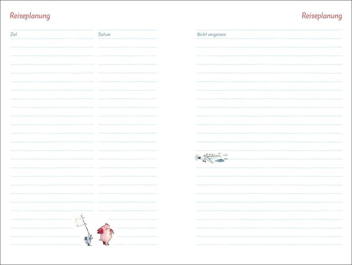 Actual product image Helme Heine: Familienplaner-Buch A6 2026 (A6, German)