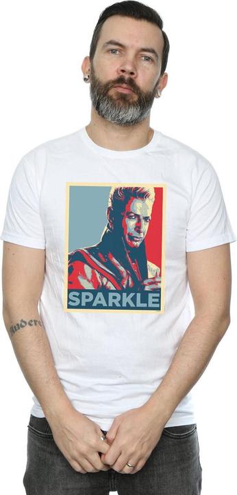 Actual product image Mens Thor Ragnarok Grandmaster Sparkle T-Shirt (XL)