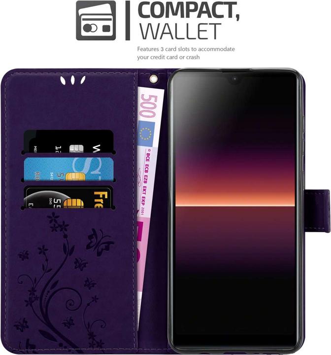 Immagine prodotto Cadorabo Custodia per Sony Xperia L4 Flower Book (Sony Xperia L4)