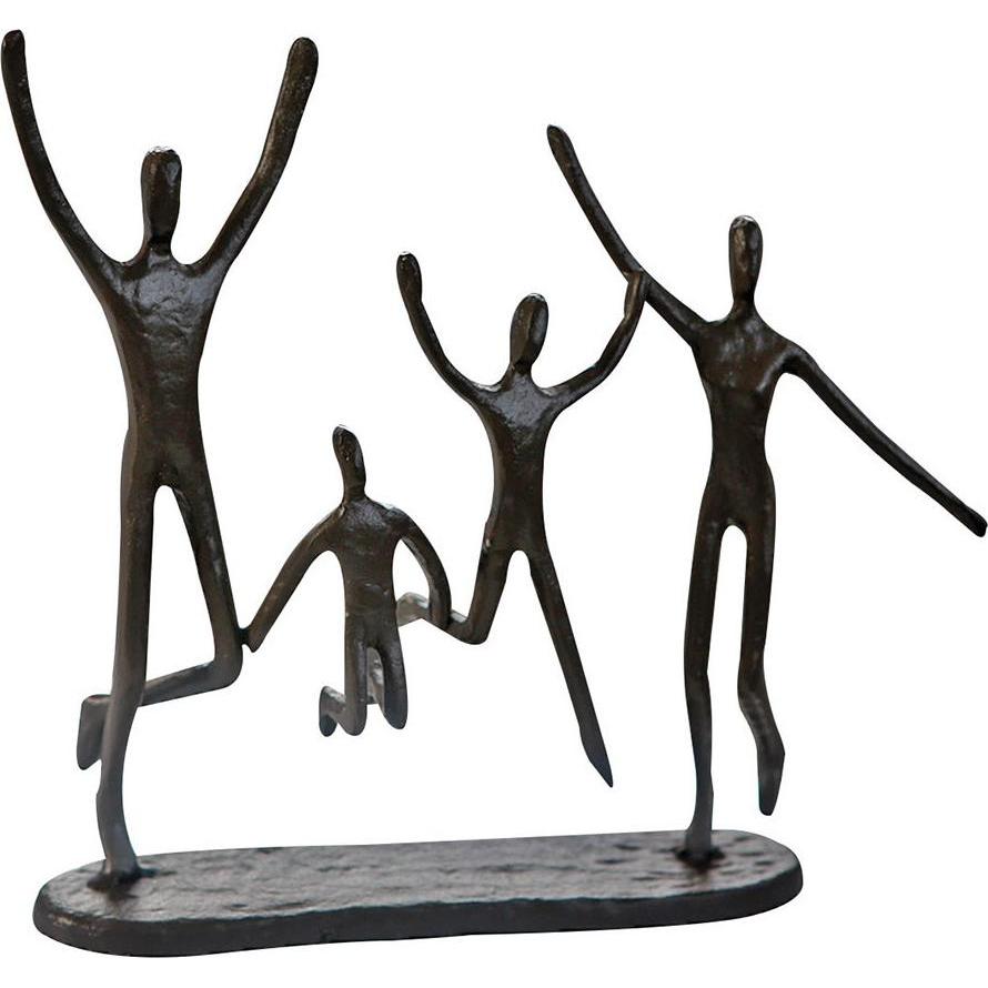 Casablanca by Gilde, Deko Objekt, Casablanca Design Skulptur Jumping aus Eisen