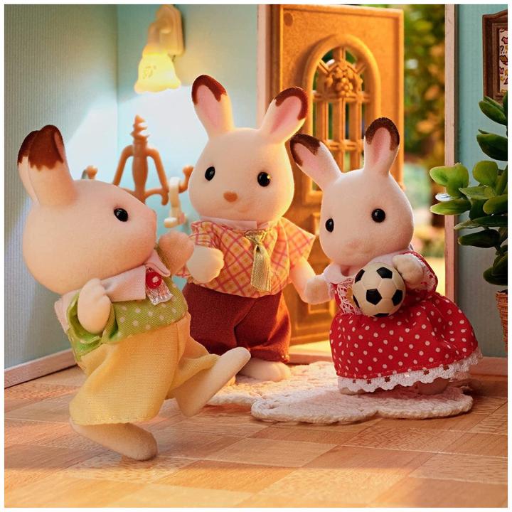 Actual product image Sylvanian Families Chocolate Bunny Family