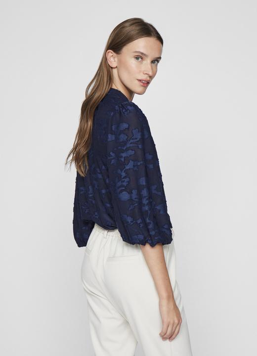 Immagine prodotto Vila Top con scollo a cravatta e maniche a 3/4 (S)