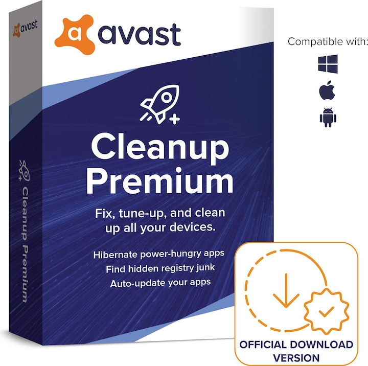 Actual product image Avast Cleanup Premium (10 User, 10 Devices/Users, 12 months)