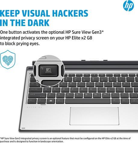 Actual product image HP Elite x2 G8 Premium Keyboard (DE)