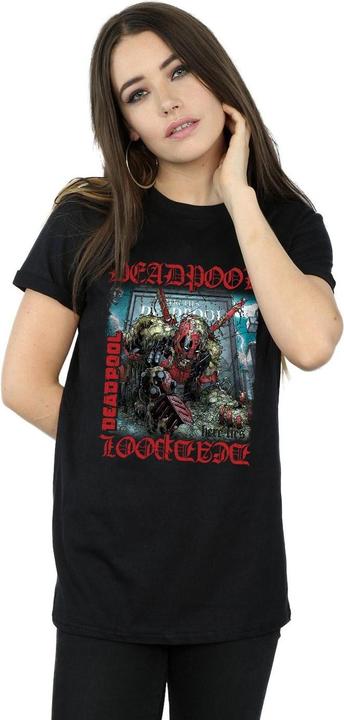 Immagine prodotto Deadpool Here Lies Deadpool Maglietta Ampia Donna (M)