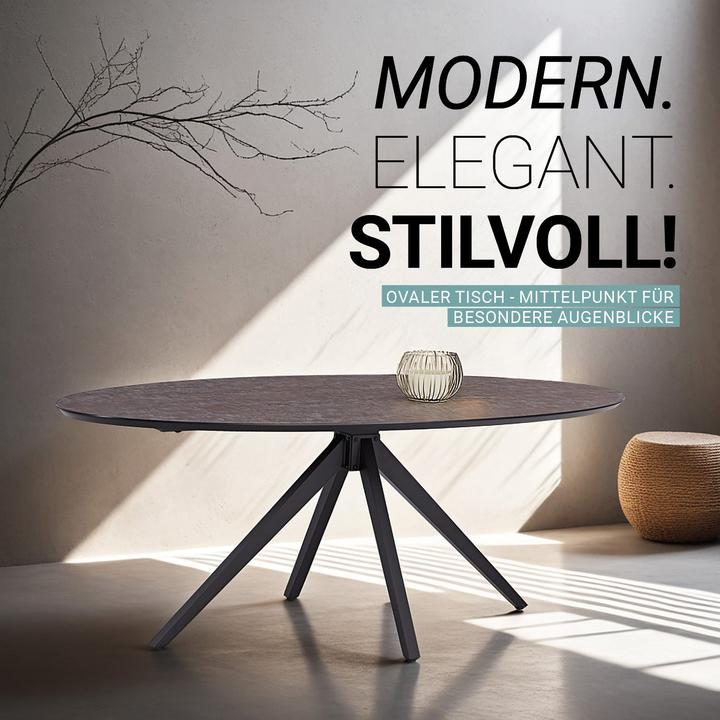 Image du produit Homestyle4u Esstisch Oval