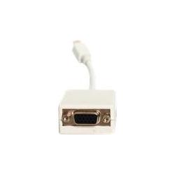 Art AL-OEM-90 video cable adapter VGA (D-Sub) DisplayPort White (VGA, 24 cm), Data + Video Adapter, Weiss
