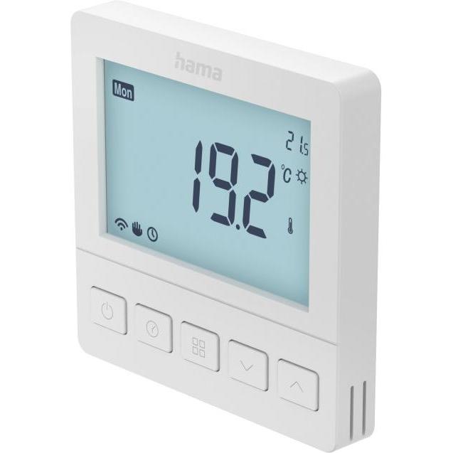 Hama Smartes Raumthermostat, Thermostat, Weiss