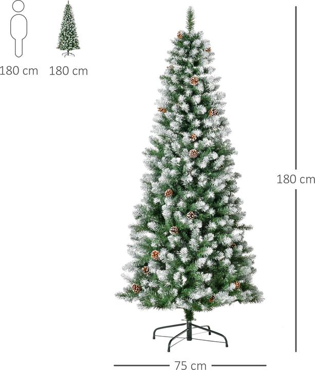Actual product image Homcom Christmas tree (180 cm)