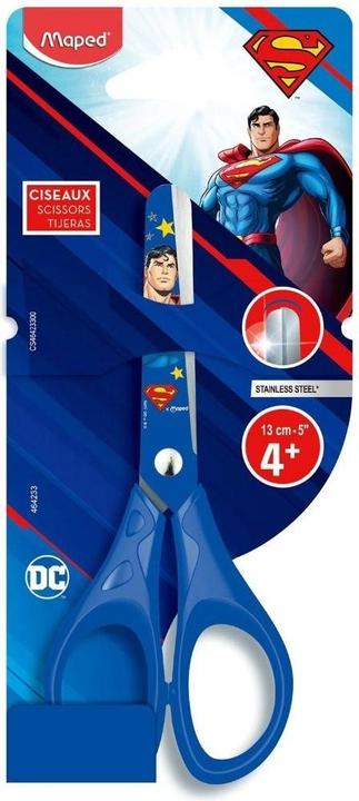Magni Maped Kinderschere DC Superman 13cm mit abgerundeter Spitze (13 cm)