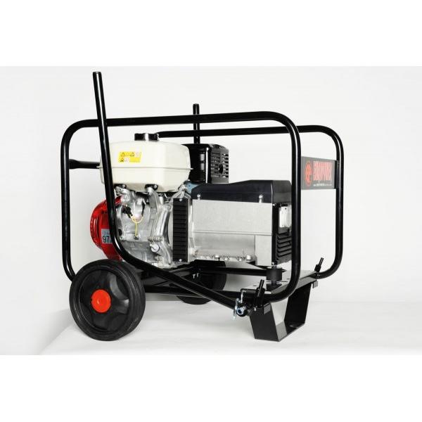 Elmag, Generatore di corrente, - Set di 2 ruote 'LUFT' con barre di spinta incernierate Larghezza del telaio 55 cm con ruote