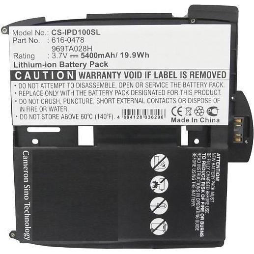 Thumbnail - CoreParts Battery for Apple Tablet (5400 mAh), Notebook Akku, Schwarz