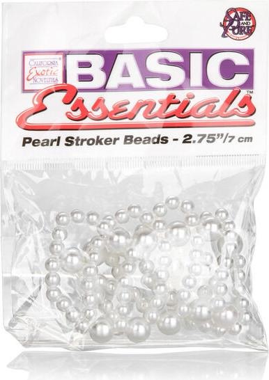 Actual product image CalExotics Basic Essentials Pearl Stroker Beads (3.75 cm)