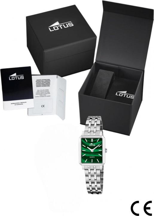 Actual product image Lotus Together Women'S Watch With Green Dial And Steel Bracelet (Analogue wristwatch, 25.50 mm)