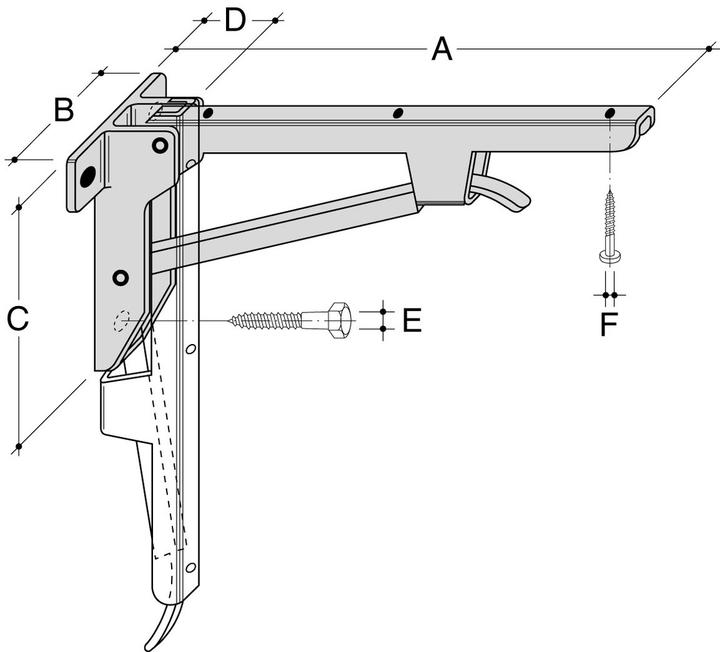 Image du produit Hebgo Klappkonsole