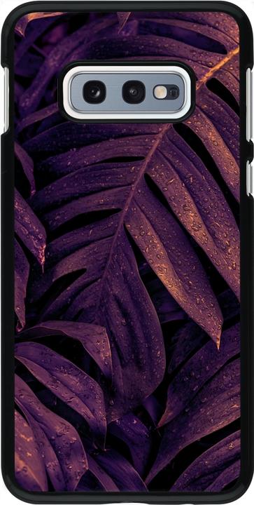 Actual product image PhoneLook Coque Purple Light Leaves (Samsung Galaxy S10e)