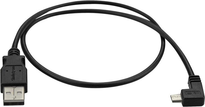 Produktbild StarTech 0.5m Angled Micro USB Cable (0.50 m, USB 2.0)