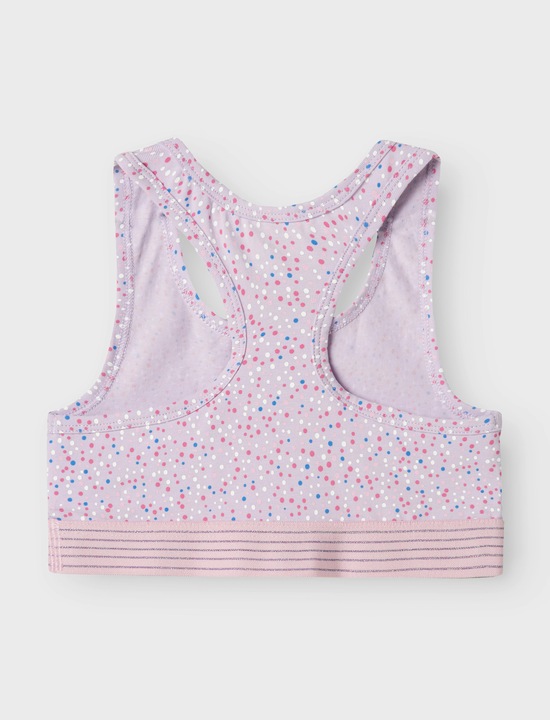 Actual product image Name it Nkfshort Top 2p Pastel Lilac Dot Noos (116, pack of 2)