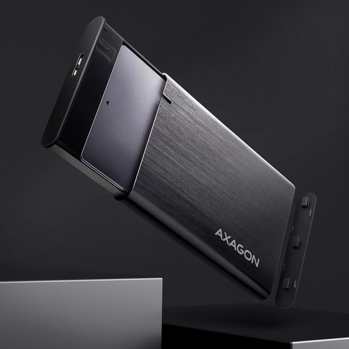 Actual product image Axagon EE25-A6M USB3.0 - SATA 6G 2.5" external hard drive enclosure (2.5")