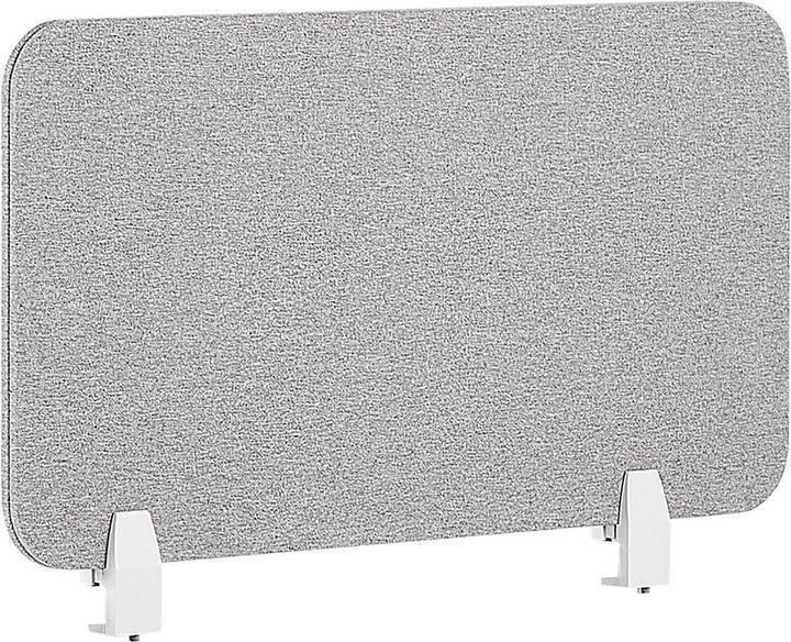 Beliani Desk divider light grey 80 x 40 cm WALLY (80 x 40 cm)