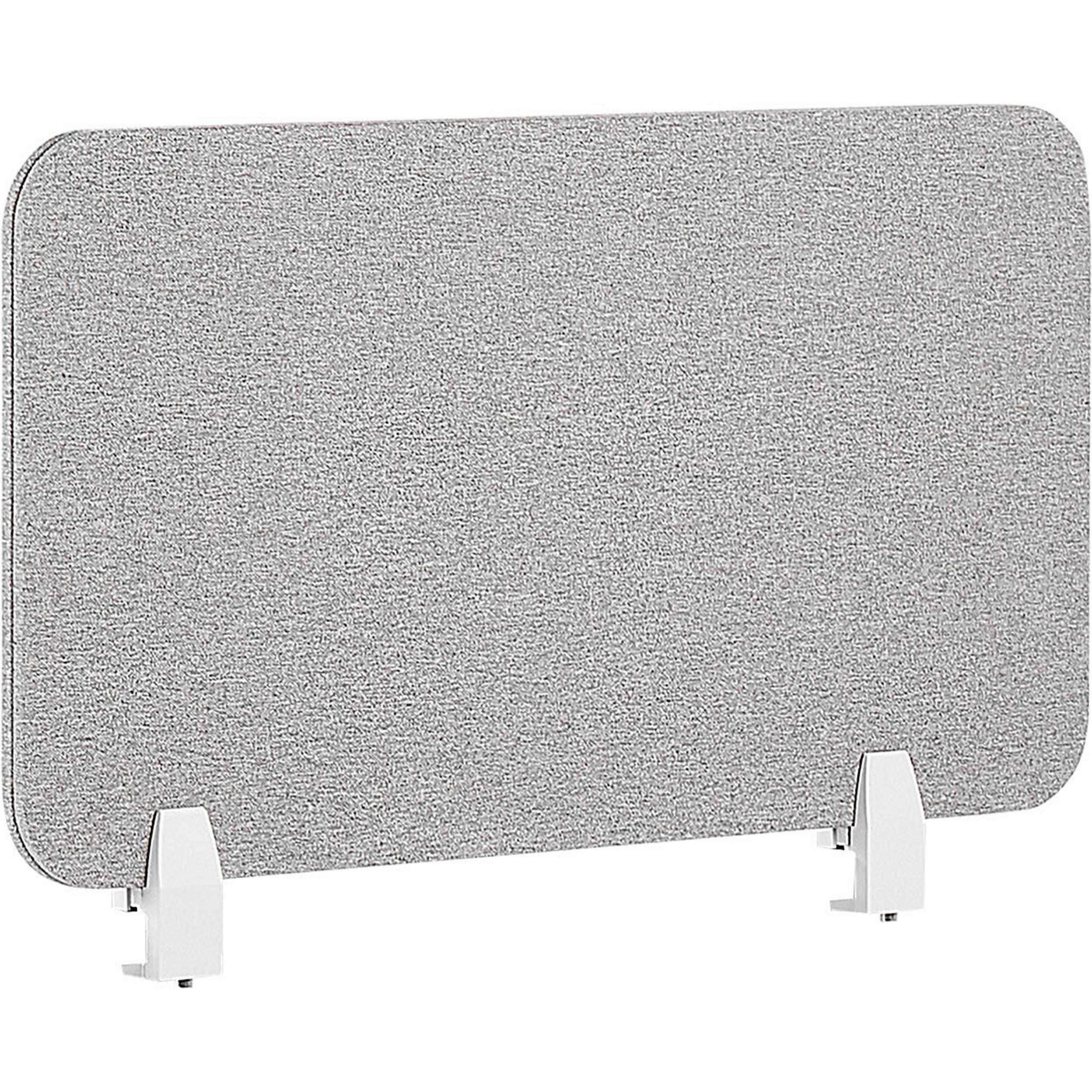 Beliani, Trennwand, Schreibtischtrennwand hellgrau 80 x 40 cm WALLY (80 x 40 cm)