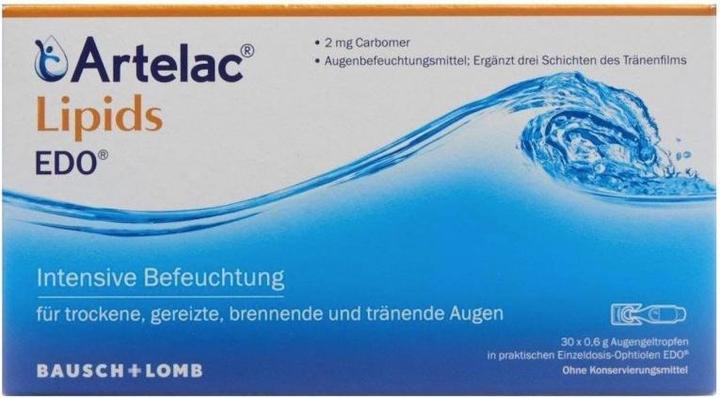Produktbild Bausch + Lomb Artelac Lipids EDO, 30 St. Einzeldosispipetten (0.60 ml, 30 Einzeldosispipetten à 0,6 g)