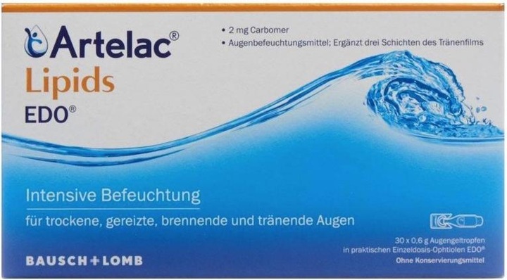 Produktbild Bausch + Lomb Artelac Lipids EDO, 30 St. Einzeldosispipetten (0.60 ml, 30 x 0.6 g)