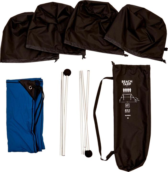 Image du produit Radbug Tente de protection solaire (Tente de plage, 1.80 kg, 4 personnes)