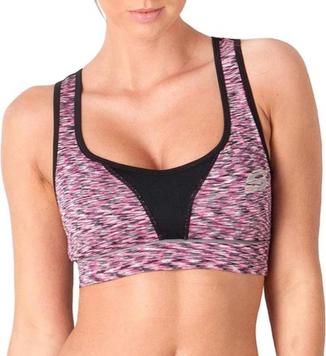Skechers Womens Erin Padded Sports Bra In Magenta 36 (36 A)