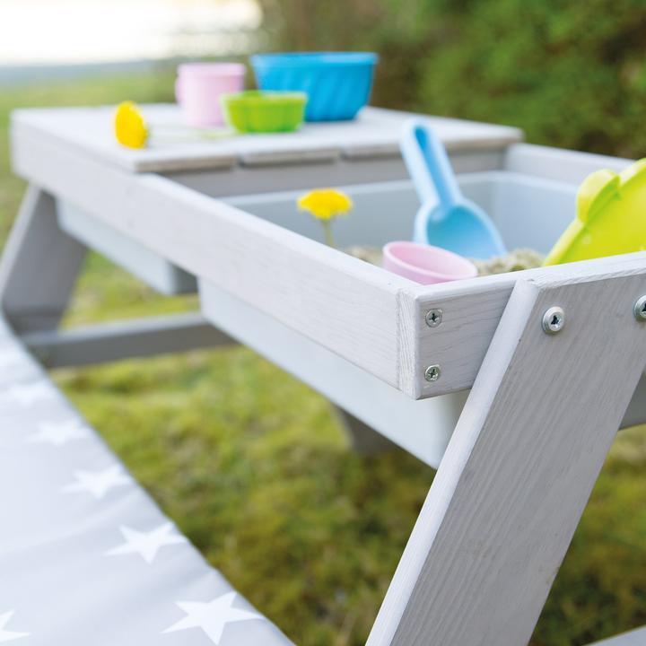 Produktbild Roba Kindersitzgarnitur Outdoor + mit Spielwannen und Bankkissen Little Stars