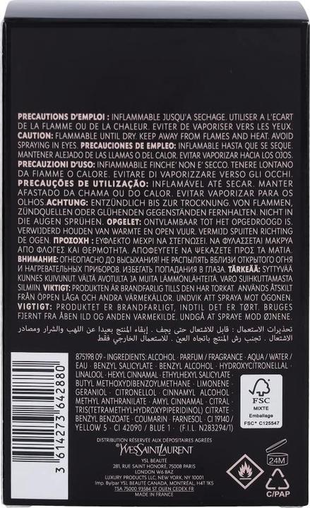 Actual product image Yves Saint Laurent Black Opium Illicit Green Eau de Parfum (Eau de parfum, 75 ml)