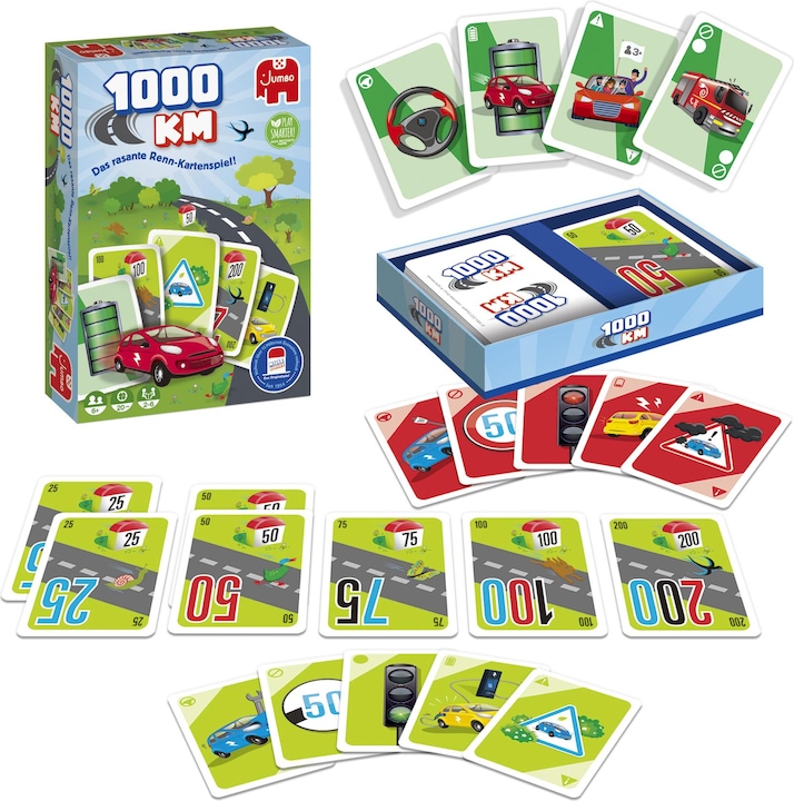 Produktbild Jumbo 1000 KM Kartenspiel (Deutsch)