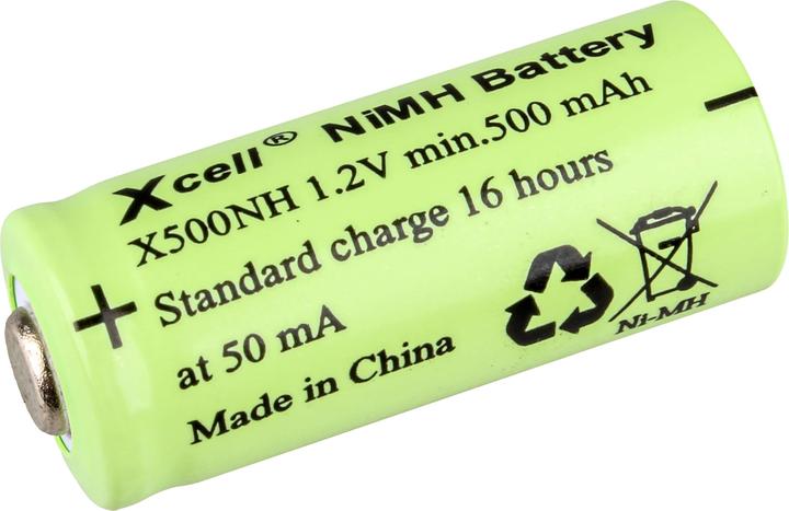 Actual product image XCell X500NH HR1 Lady (N) battery NiMH 500 mAh 1.2 V 1 pc. (1 pcs., N, 500 mAh)