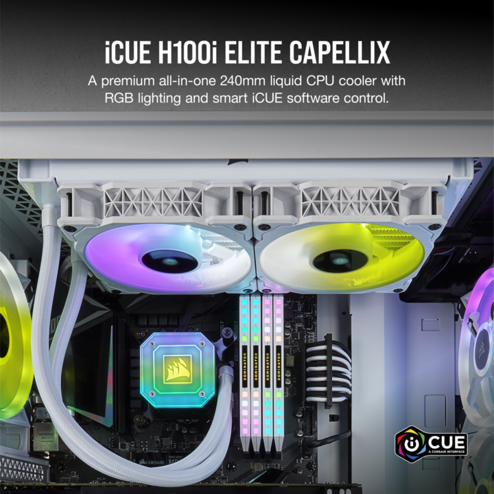 Produktbild Corsair iCUE H100i Elite Capellix