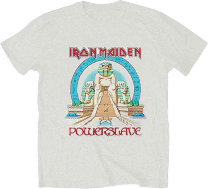 Iron Maiden Powerslave Egypt Mens Heather