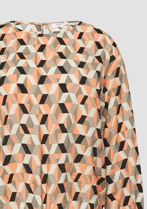 Produktbild S.Oliver Bluse Viskosemix-Bluse in O-Shape (46)
