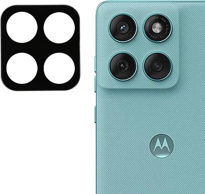 Techsuit - Full Camera Glass - Motorola Edge 60 Fusion - Black (Motorola Edge 60 Fusion)