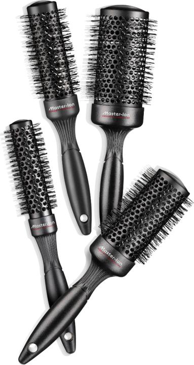 Actual product image XanitaliaPro Salon Pro kit consisting of 4 thermal brushes